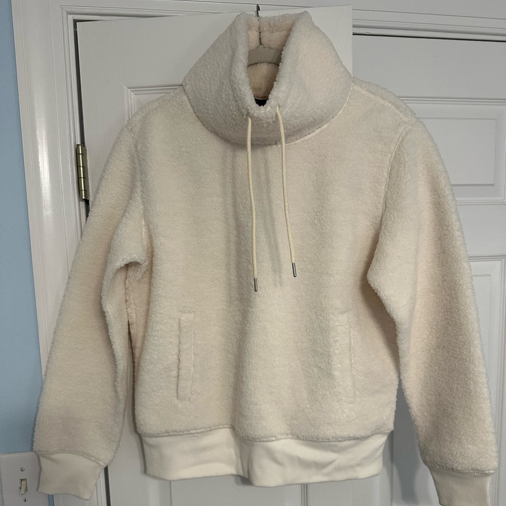 Brooks Brothers Cream Fleece Jacket